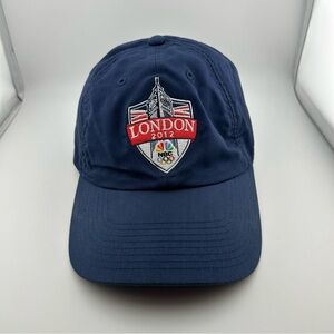 2012 London Olympics NBC Mens Nike FitDry Baseball Hat Cap Strap Back Adjustable